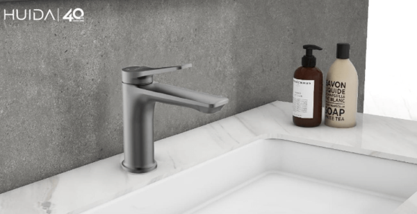 Gun Metal Finish Basin Mixer - The Dhaka Sanatary