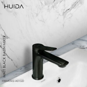 MATT BLACK TALL BASIN MIXER - The Dhaka Sanatary