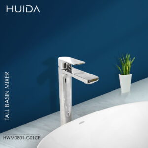 TALL BASIN MIXER (HWM0801-G01CP) - The Dhaka Sanatary